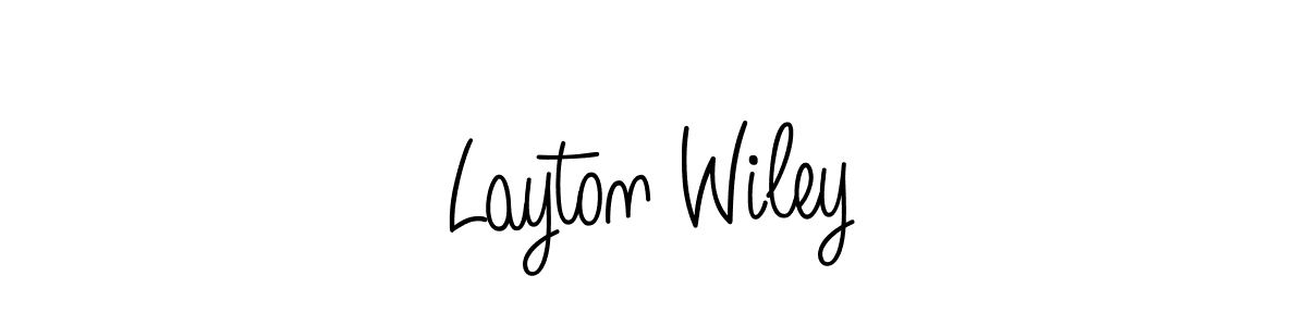 Make a beautiful signature design for name Layton Wiley. Use this online signature maker to create a handwritten signature for free. Layton Wiley signature style 5 images and pictures png