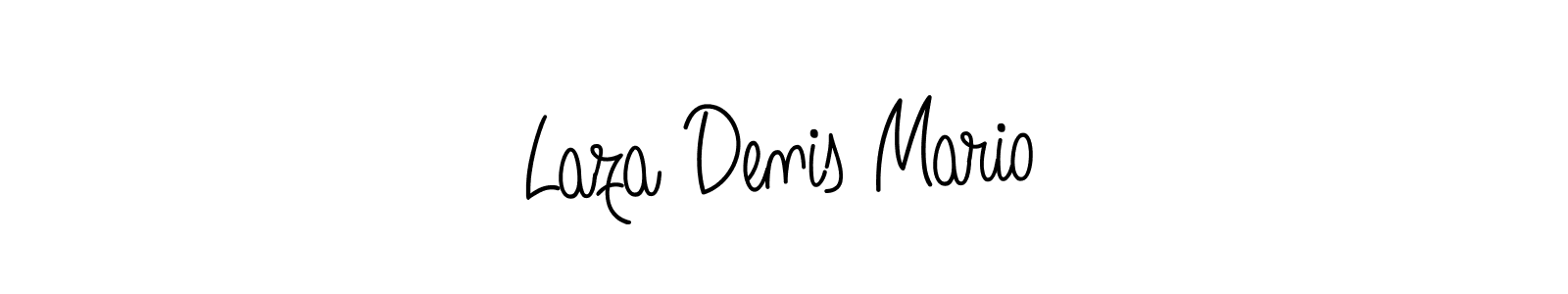 Design your own signature with our free online signature maker. With this signature software, you can create a handwritten (Angelique-Rose-font-FFP) signature for name Laza Denis Mario. Laza Denis Mario signature style 5 images and pictures png