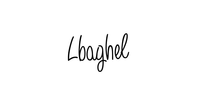 The best way (Angelique-Rose-font-FFP) to make a short signature is to pick only two or three words in your name. The name Lbaghel include a total of six letters. For converting this name. Lbaghel signature style 5 images and pictures png