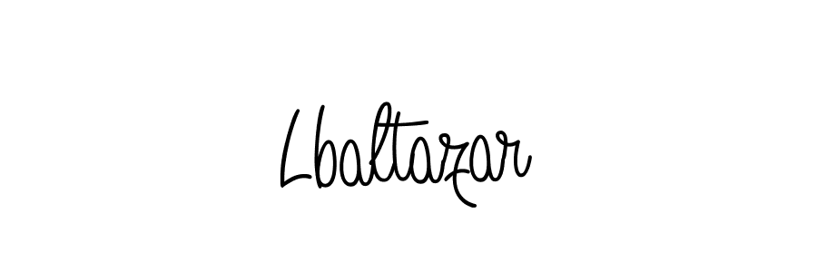 How to make Lbaltazar signature? Angelique-Rose-font-FFP is a professional autograph style. Create handwritten signature for Lbaltazar name. Lbaltazar signature style 5 images and pictures png