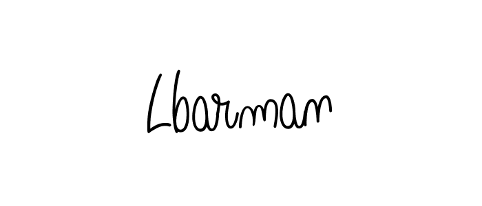 if you are searching for the best signature style for your name Lbarman. so please give up your signature search. here we have designed multiple signature styles  using Angelique-Rose-font-FFP. Lbarman signature style 5 images and pictures png