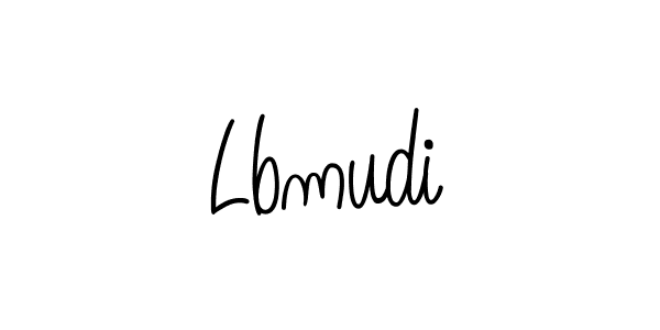 How to make Lbmudi name signature. Use Angelique-Rose-font-FFP style for creating short signs online. This is the latest handwritten sign. Lbmudi signature style 5 images and pictures png