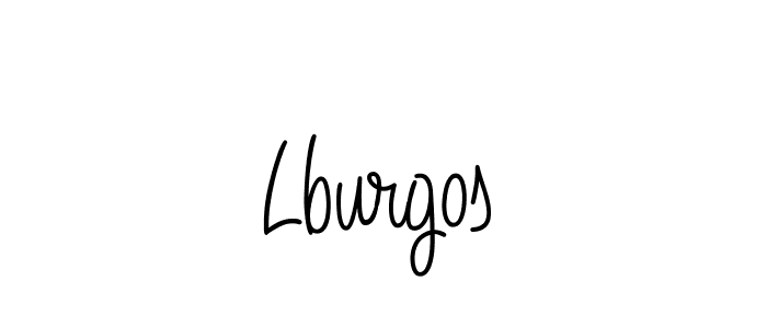 Best and Professional Signature Style for Lburgos. Angelique-Rose-font-FFP Best Signature Style Collection. Lburgos signature style 5 images and pictures png