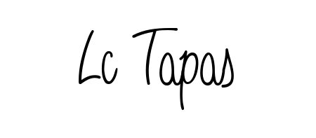 The best way (Angelique-Rose-font-FFP) to make a short signature is to pick only two or three words in your name. For converting this name Lc Tapas. Lc Tapas signature style 5 images and pictures png