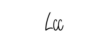 Make a beautiful signature design for name Lcc. With this signature (Angelique-Rose-font-FFP) style, you can create a handwritten signature for free. Lcc signature style 5 images and pictures png