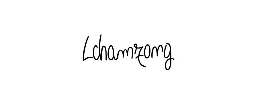How to make Lchamzong signature? Angelique-Rose-font-FFP is a professional autograph style. Create handwritten signature for Lchamzong name. Lchamzong signature style 5 images and pictures png