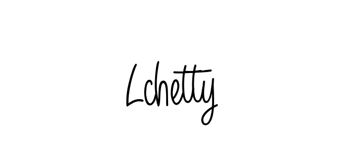 The best way (Angelique-Rose-font-FFP) to make a short signature is to pick only two or three words in your name. The name Lchetty include a total of six letters. For converting this name. Lchetty signature style 5 images and pictures png