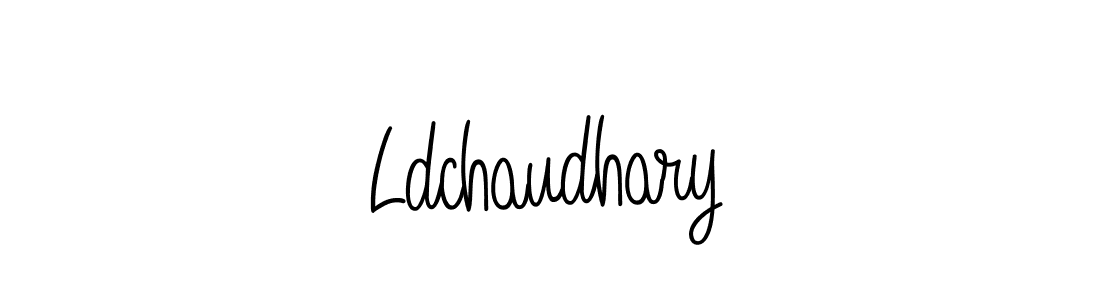 How to Draw Ldchaudhary signature style? Angelique-Rose-font-FFP is a latest design signature styles for name Ldchaudhary. Ldchaudhary signature style 5 images and pictures png