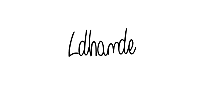 You can use this online signature creator to create a handwritten signature for the name Ldhande. This is the best online autograph maker. Ldhande signature style 5 images and pictures png