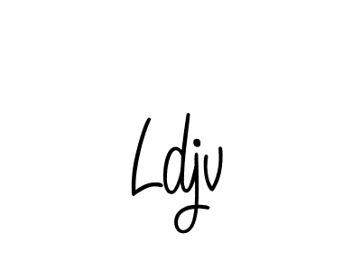 How to Draw Ldjv signature style? Angelique-Rose-font-FFP is a latest design signature styles for name Ldjv. Ldjv signature style 5 images and pictures png