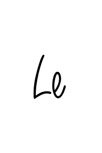 Use a signature maker to create a handwritten signature online. With this signature software, you can design (Angelique-Rose-font-FFP) your own signature for name Le. Le signature style 5 images and pictures png