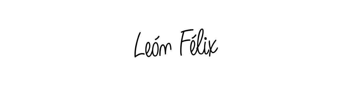 Similarly Angelique-Rose-font-FFP is the best handwritten signature design. Signature creator online .You can use it as an online autograph creator for name León Félix. León Félix signature style 5 images and pictures png