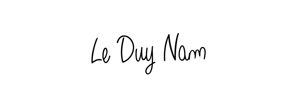 Create a beautiful signature design for name Le Duy Nam. With this signature (Angelique-Rose-font-FFP) fonts, you can make a handwritten signature for free. Le Duy Nam signature style 5 images and pictures png