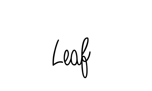 Use a signature maker to create a handwritten signature online. With this signature software, you can design (Angelique-Rose-font-FFP) your own signature for name Leaf . Leaf  signature style 5 images and pictures png