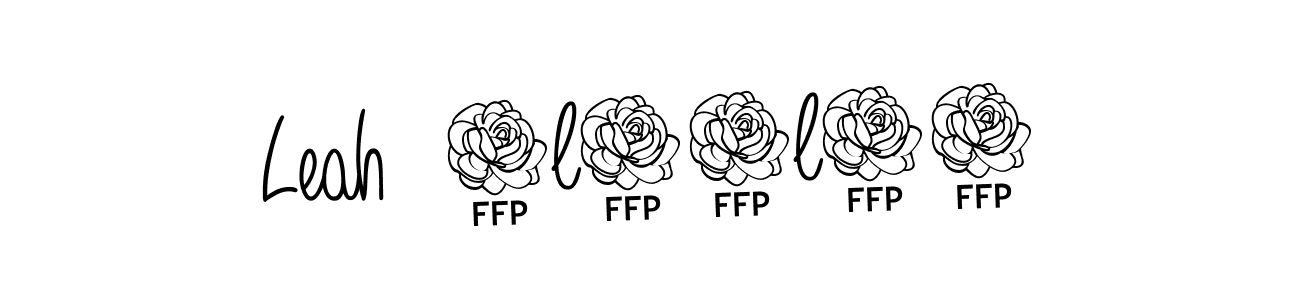 This is the best signature style for the Leah  5l13l25 name. Also you like these signature font (Angelique-Rose-font-FFP). Mix name signature. Leah  5l13l25 signature style 5 images and pictures png