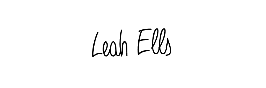 if you are searching for the best signature style for your name Leah Ells. so please give up your signature search. here we have designed multiple signature styles  using Angelique-Rose-font-FFP. Leah Ells signature style 5 images and pictures png