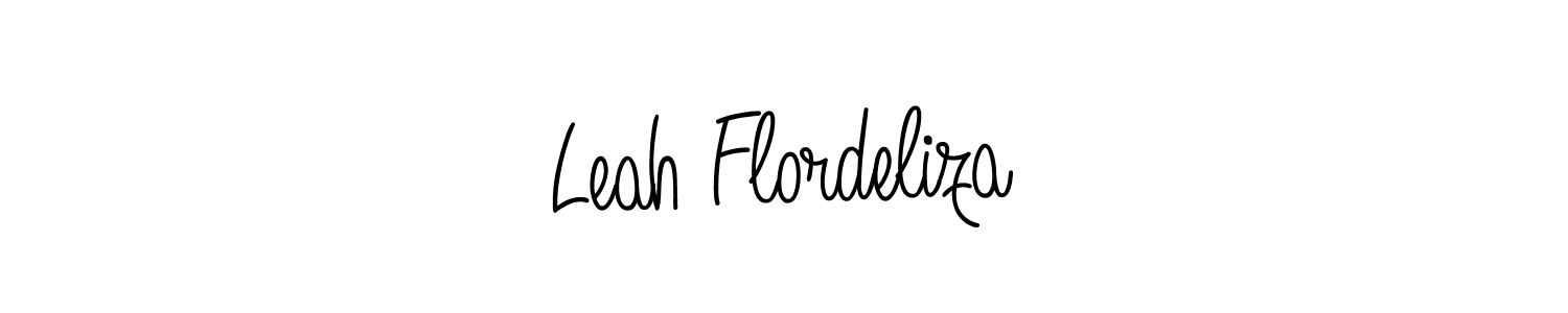 Make a beautiful signature design for name Leah Flordeliza. With this signature (Angelique-Rose-font-FFP) style, you can create a handwritten signature for free. Leah Flordeliza signature style 5 images and pictures png