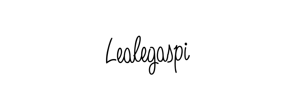 How to make Lealegaspi signature? Angelique-Rose-font-FFP is a professional autograph style. Create handwritten signature for Lealegaspi name. Lealegaspi signature style 5 images and pictures png