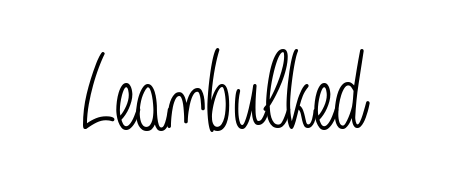 How to make Leanbulked name signature. Use Angelique-Rose-font-FFP style for creating short signs online. This is the latest handwritten sign. Leanbulked signature style 5 images and pictures png