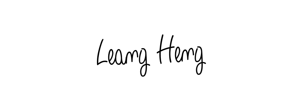 Also we have Leang Heng name is the best signature style. Create professional handwritten signature collection using Angelique-Rose-font-FFP autograph style. Leang Heng signature style 5 images and pictures png