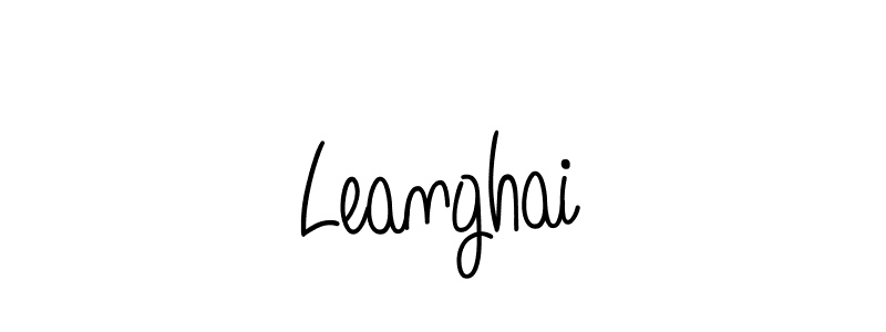 Make a beautiful signature design for name Leanghai. Use this online signature maker to create a handwritten signature for free. Leanghai signature style 5 images and pictures png