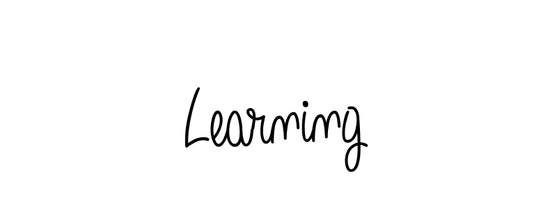 How to Draw Learning signature style? Angelique-Rose-font-FFP is a latest design signature styles for name Learning. Learning signature style 5 images and pictures png