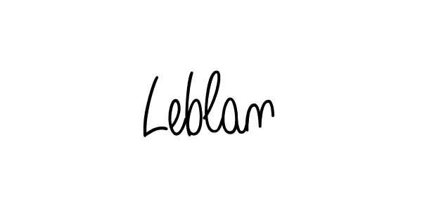 Create a beautiful signature design for name Leblan. With this signature (Angelique-Rose-font-FFP) fonts, you can make a handwritten signature for free. Leblan signature style 5 images and pictures png