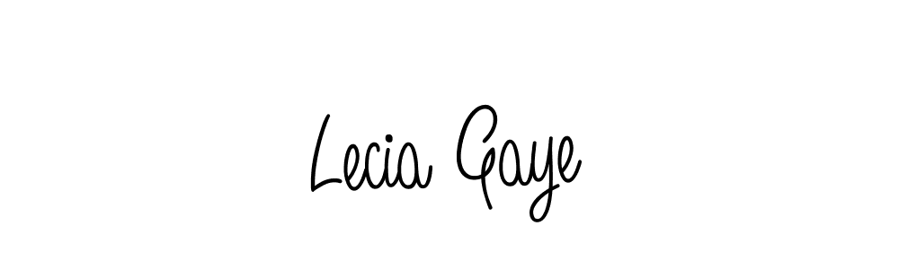 How to make Lecia Gaye signature? Angelique-Rose-font-FFP is a professional autograph style. Create handwritten signature for Lecia Gaye name. Lecia Gaye signature style 5 images and pictures png