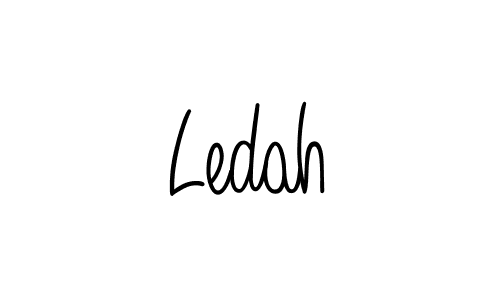 Once you've used our free online signature maker to create your best signature Angelique-Rose-font-FFP style, it's time to enjoy all of the benefits that Ledah name signing documents. Ledah signature style 5 images and pictures png