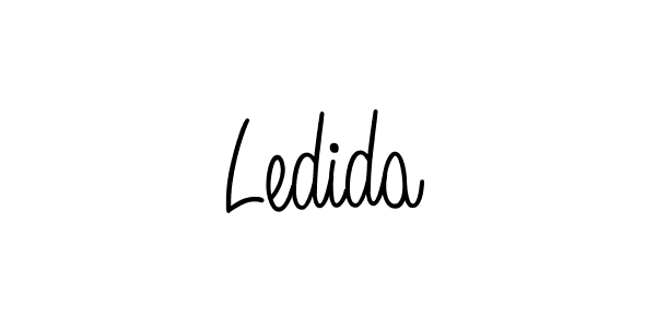 How to Draw Ledida signature style? Angelique-Rose-font-FFP is a latest design signature styles for name Ledida. Ledida signature style 5 images and pictures png