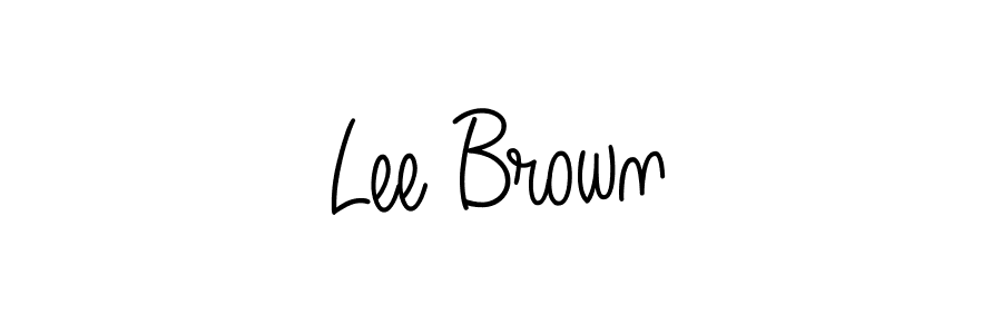 The best way (Angelique-Rose-font-FFP) to make a short signature is to pick only two or three words in your name. The name Lee Brown include a total of six letters. For converting this name. Lee Brown signature style 5 images and pictures png