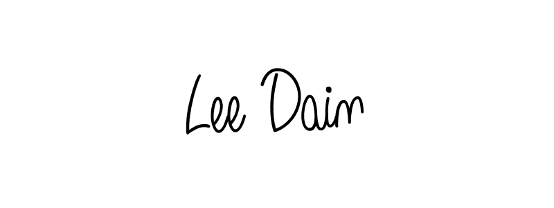How to make Lee Dain signature? Angelique-Rose-font-FFP is a professional autograph style. Create handwritten signature for Lee Dain name. Lee Dain signature style 5 images and pictures png