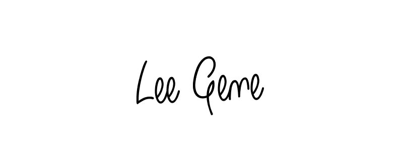 Create a beautiful signature design for name Lee Gene. With this signature (Angelique-Rose-font-FFP) fonts, you can make a handwritten signature for free. Lee Gene signature style 5 images and pictures png