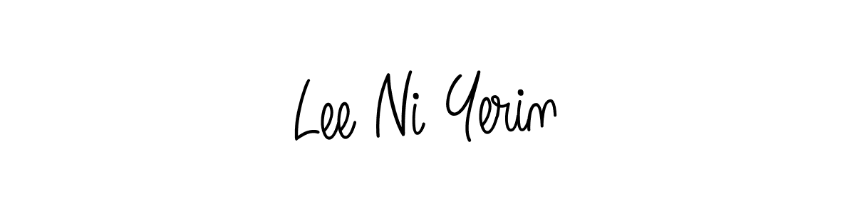 Make a short Lee Ni Yerin signature style. Manage your documents anywhere anytime using Angelique-Rose-font-FFP. Create and add eSignatures, submit forms, share and send files easily. Lee Ni Yerin signature style 5 images and pictures png