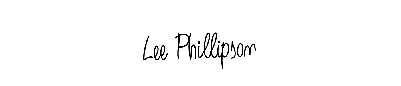 Use a signature maker to create a handwritten signature online. With this signature software, you can design (Angelique-Rose-font-FFP) your own signature for name Lee Phillipson. Lee Phillipson signature style 5 images and pictures png