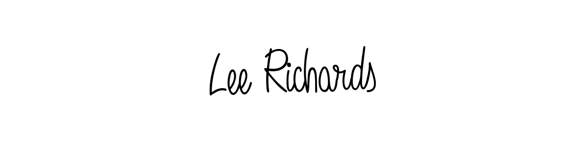 How to Draw Lee Richards signature style? Angelique-Rose-font-FFP is a latest design signature styles for name Lee Richards. Lee Richards signature style 5 images and pictures png