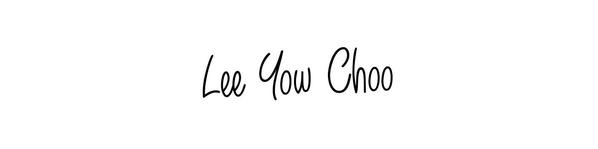 Also we have Lee Yow Choo name is the best signature style. Create professional handwritten signature collection using Angelique-Rose-font-FFP autograph style. Lee Yow Choo signature style 5 images and pictures png