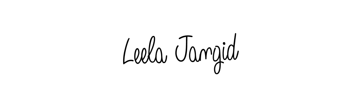 Once you've used our free online signature maker to create your best signature Angelique-Rose-font-FFP style, it's time to enjoy all of the benefits that Leela Jangid name signing documents. Leela Jangid signature style 5 images and pictures png