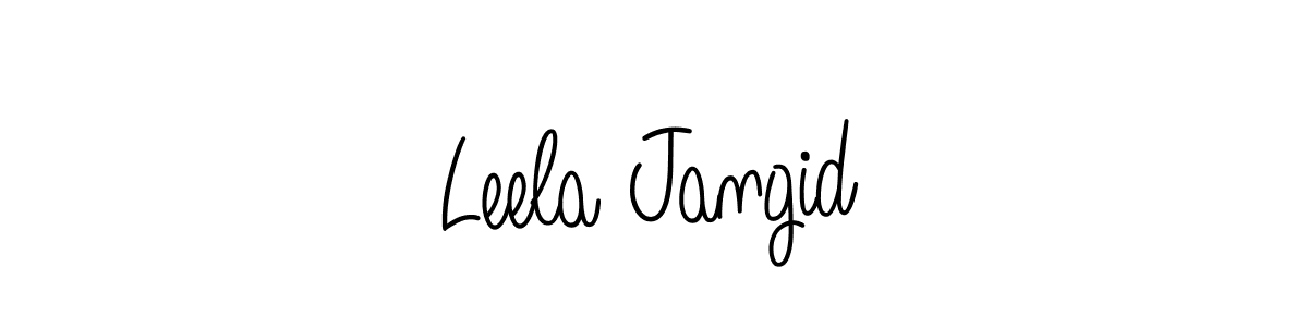 This is the best signature style for the Leela Jangid name. Also you like these signature font (Angelique-Rose-font-FFP). Mix name signature. Leela Jangid signature style 5 images and pictures png