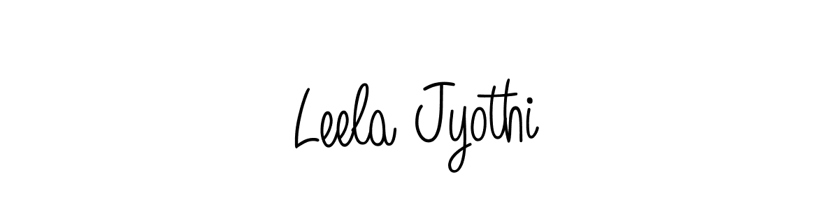 Once you've used our free online signature maker to create your best signature Angelique-Rose-font-FFP style, it's time to enjoy all of the benefits that Leela Jyothi name signing documents. Leela Jyothi signature style 5 images and pictures png
