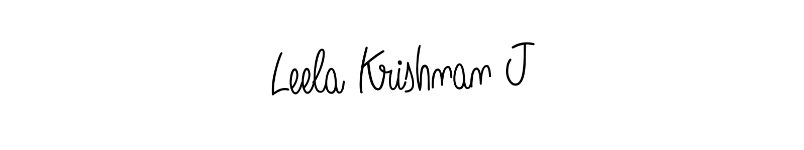 Angelique-Rose-font-FFP is a professional signature style that is perfect for those who want to add a touch of class to their signature. It is also a great choice for those who want to make their signature more unique. Get Leela Krishnan J name to fancy signature for free. Leela Krishnan J signature style 5 images and pictures png