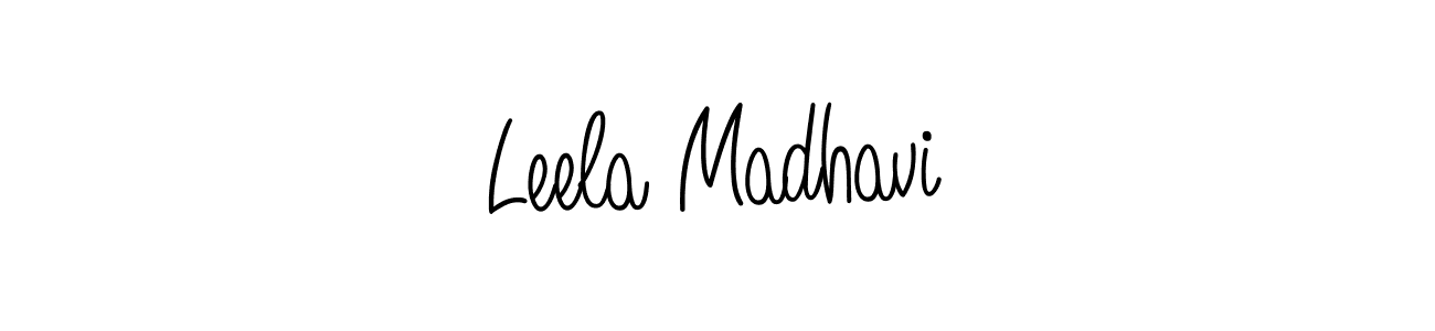 How to Draw Leela Madhavi signature style? Angelique-Rose-font-FFP is a latest design signature styles for name Leela Madhavi. Leela Madhavi signature style 5 images and pictures png