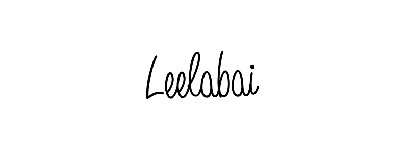 Create a beautiful signature design for name Leelabai. With this signature (Angelique-Rose-font-FFP) fonts, you can make a handwritten signature for free. Leelabai signature style 5 images and pictures png