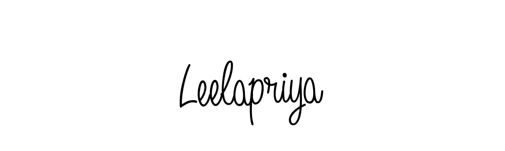 The best way (Angelique-Rose-font-FFP) to make a short signature is to pick only two or three words in your name. The name Leelapriya include a total of six letters. For converting this name. Leelapriya signature style 5 images and pictures png
