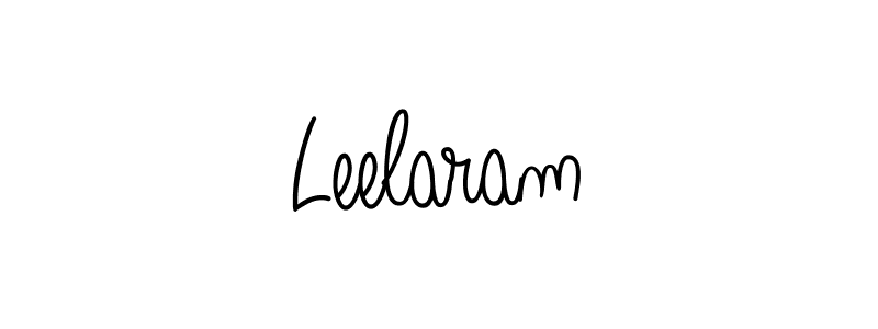 Make a beautiful signature design for name Leelaram. With this signature (Angelique-Rose-font-FFP) style, you can create a handwritten signature for free. Leelaram signature style 5 images and pictures png