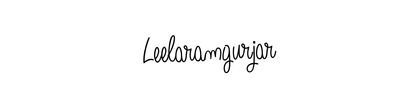 Also we have Leelaramgurjar name is the best signature style. Create professional handwritten signature collection using Angelique-Rose-font-FFP autograph style. Leelaramgurjar signature style 5 images and pictures png