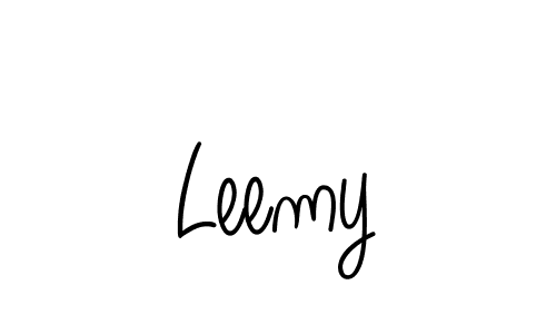 Once you've used our free online signature maker to create your best signature Angelique-Rose-font-FFP style, it's time to enjoy all of the benefits that Leemy name signing documents. Leemy signature style 5 images and pictures png