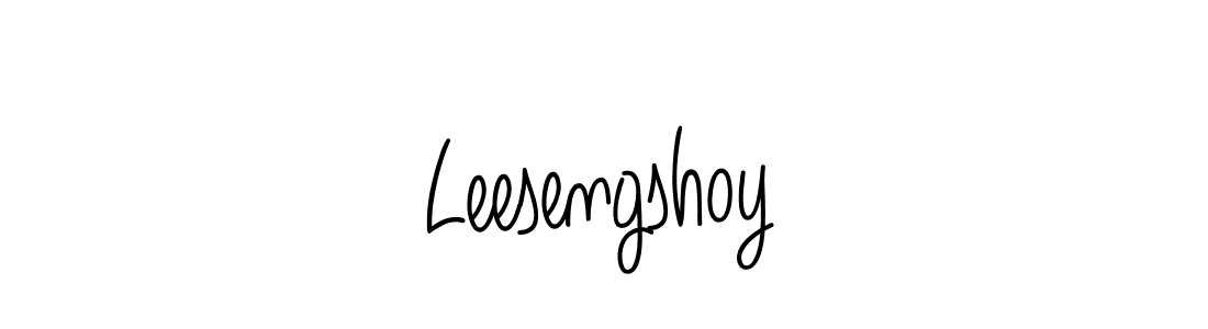 Create a beautiful signature design for name Leesengshoy. With this signature (Angelique-Rose-font-FFP) fonts, you can make a handwritten signature for free. Leesengshoy signature style 5 images and pictures png