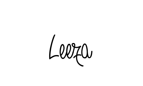 The best way (Angelique-Rose-font-FFP) to make a short signature is to pick only two or three words in your name. The name Leeza include a total of six letters. For converting this name. Leeza signature style 5 images and pictures png