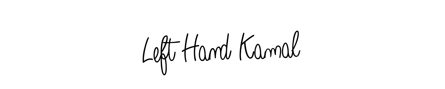 How to Draw Left Hand Kamal signature style? Angelique-Rose-font-FFP is a latest design signature styles for name Left Hand Kamal. Left Hand Kamal signature style 5 images and pictures png